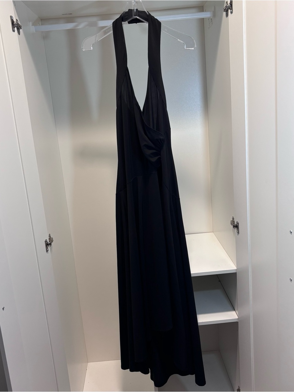 MICHAEL Michael Kors Black Halter Dress Party Wedding Special Occasion women’s L